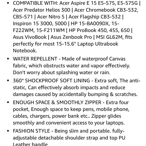 Red laptop Bag - Picture 2 of 4